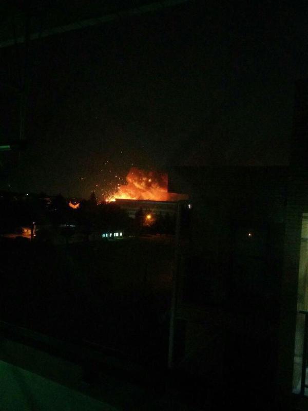взрыв япония