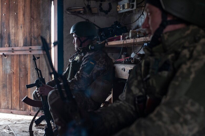 Фоторепортаж із позицій мінометників 93-ї бригади Холодний Яр у районі Соледара 02