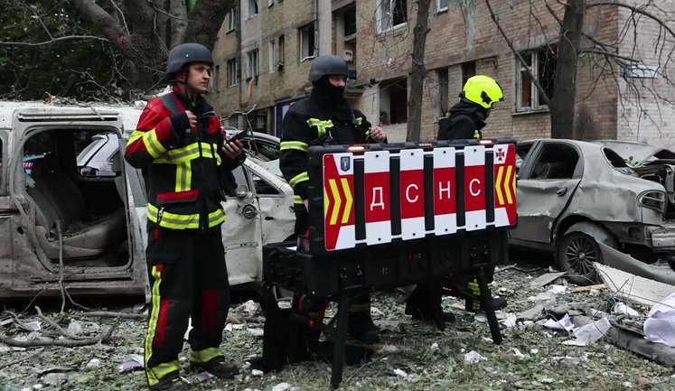 Enemy struck fire station in Druzhkivka, building damaged. PHOTO