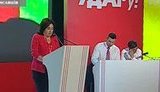 Соратница Кличко на съезде "УДАРа": "Здесь много ударенных в голову в прямом и переносном смысле". + ВИДЕО.