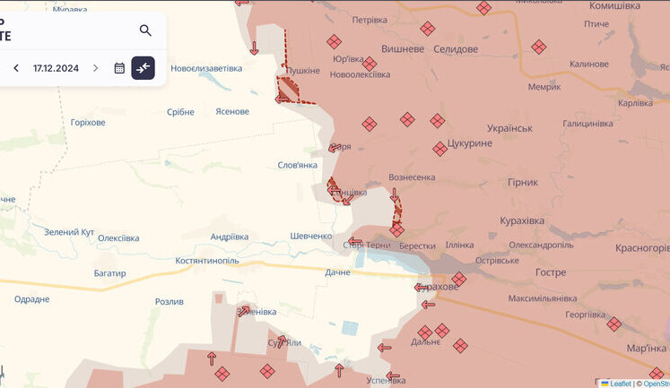 Russians occupy Sontsivka and advance near 9 settlements - DeepState. MAPS