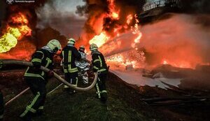 Обстріли Тернопільщини: Виникла пожежа на промисловому об’єкті