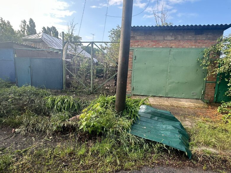 Shelling of the Nikopol region on 21 May