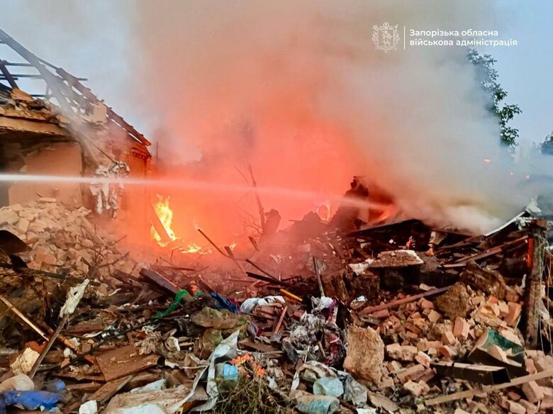 Strike on Orikhiv on 7 August