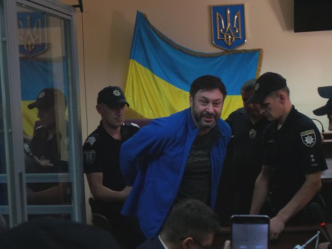 Суд продлил арест пропагандиста Вышинского до 19 сентября 09