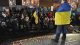 На Майдане провели акцию памяти в день убийства украинского активиста Чернявского в Донецке в 2014 году. ФОТОрепортаж