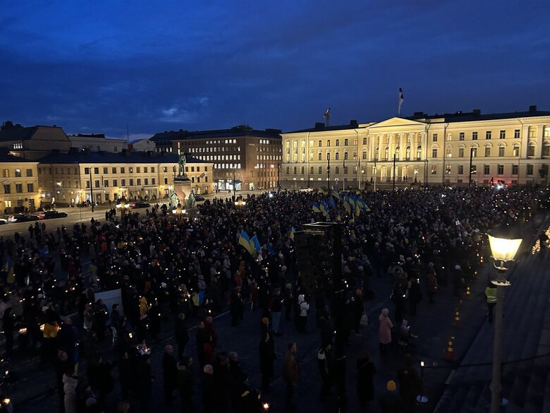 Action in support of Ukraine in Helsinki