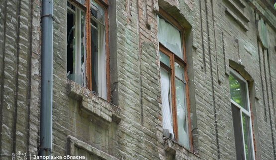 Запоріжжя після обстрілу