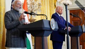 Совместная пресс-конференция Моди и Трампа