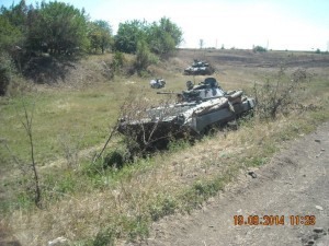 13 августа 2014-го. Окружение Луганска, трагедия Степановки, штурм Хрящеватого, удар по частям 18-ой мотострелковой бригады РФ 02