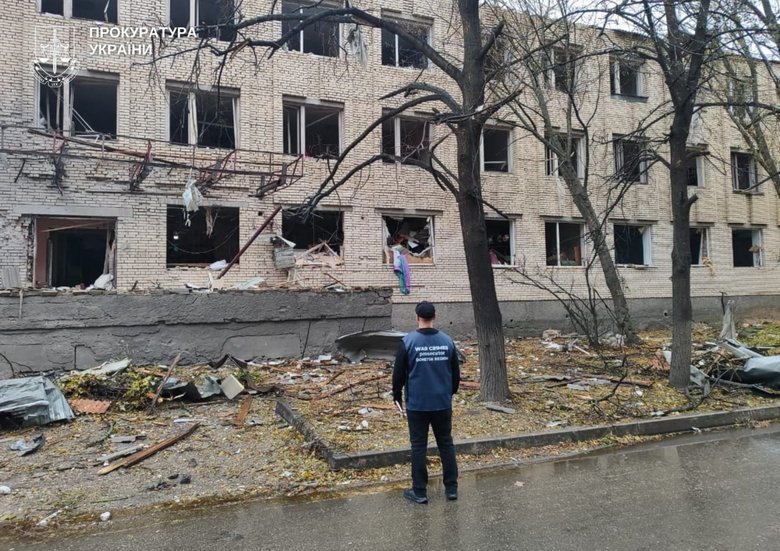 Удар по центру Славянска