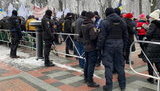 Масові акції в центрі Києва: правоохоронці посилили заходи безпеки в урядовому кварталі. ФОТО