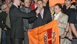 Глава Миндоходов Клименко - член "Нашей Украины", дрался за Ющенко в Донецке. ФОТОрепортаж