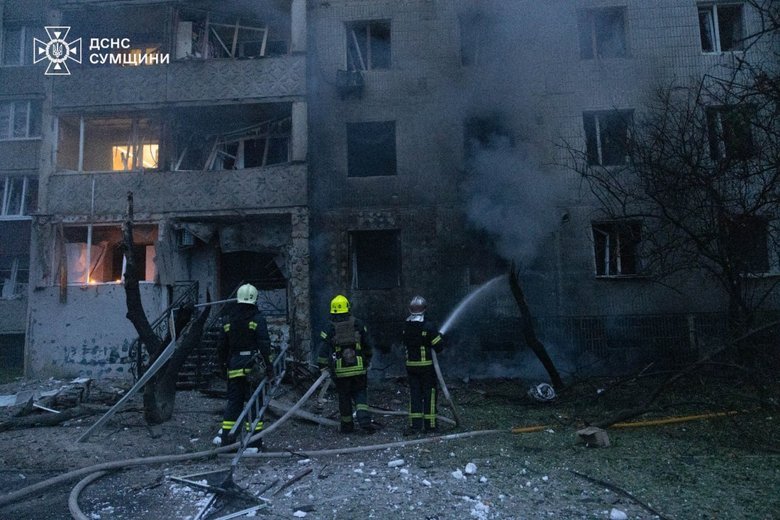 Суми після обстрілу
