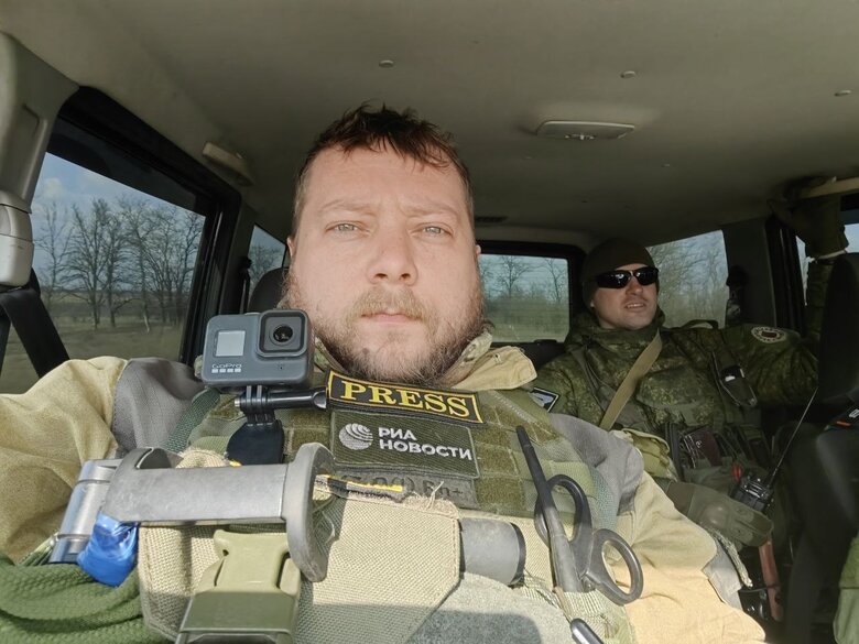 Група російських пропагандистів потрапила під обстріл у Запорізькій області. Воєнкор РИА-Новости Журавльов ліквідований, троє поранених 01