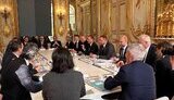Українська делегація на зустрічі в Парижі