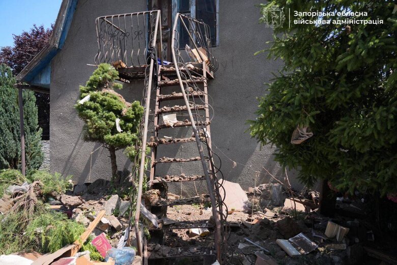 Запоріжжя після обстрілу