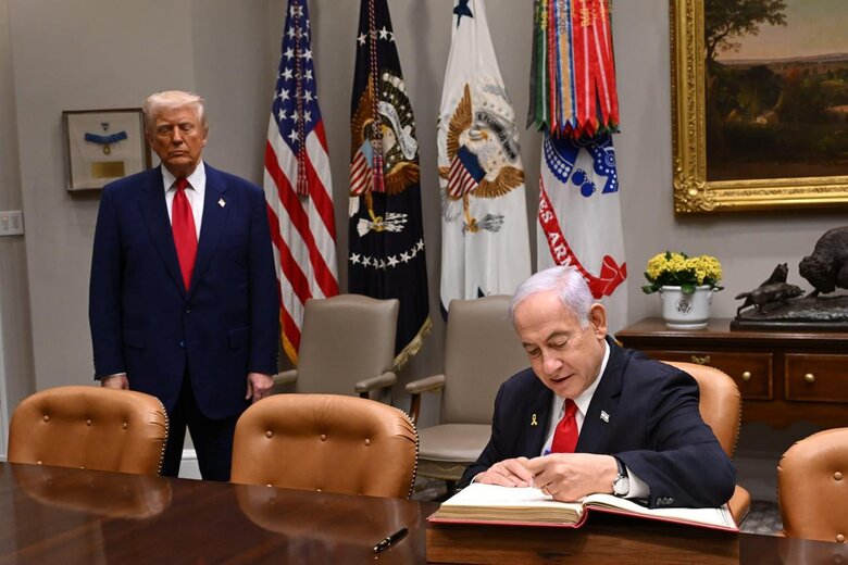 Benjamin Netanyahu met with Trump on 7 April