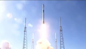 Запуск украинского спутника Сич-2-30 из мыса Канаверал. ВИДЕО