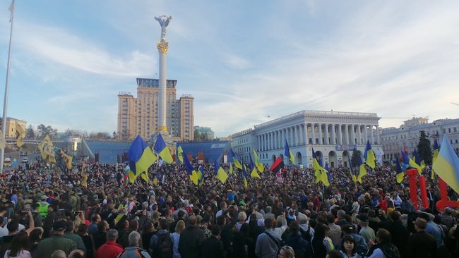 Марш сопротивления капитуляции проходит в Киеве 49