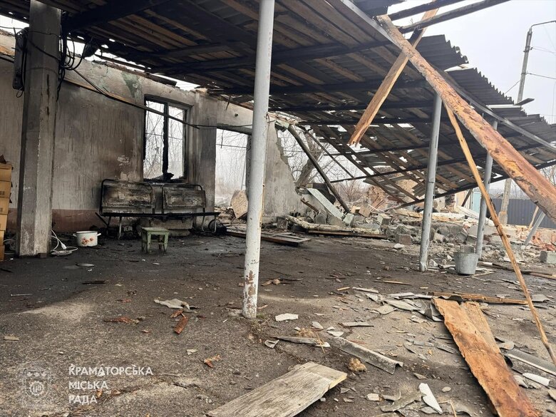 The aftermath of the attack on Kramatorsk on 10 March 2025