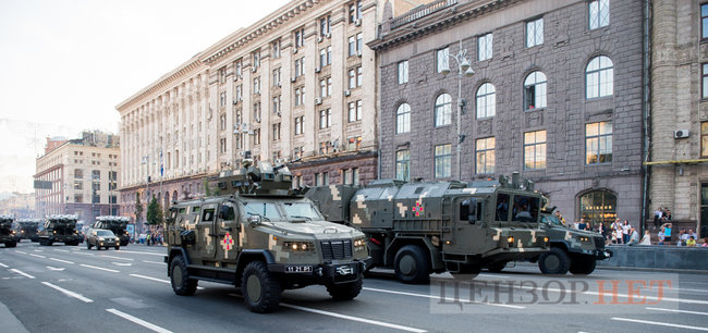 Репетиция парада в Киеве 21 августа 19
