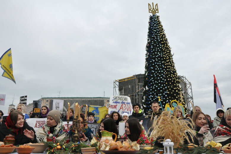 Action AZOV Regiment: Christmas in captivity took place in center of Kyiv 23