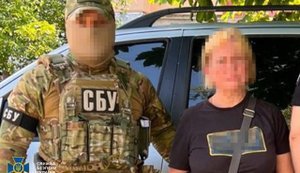 Затримано прихильницю окупантів, яка пропагувала "приєднання" Херсонщини до РФ, - СБУ. ФОТО