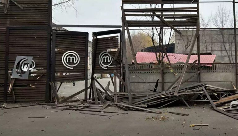 Російський обстріл 13 листопада пошкодив знімальний павільйон МастерШеф