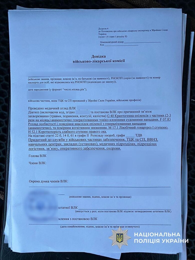 Медики на Чернігівщині підробляли діагнози