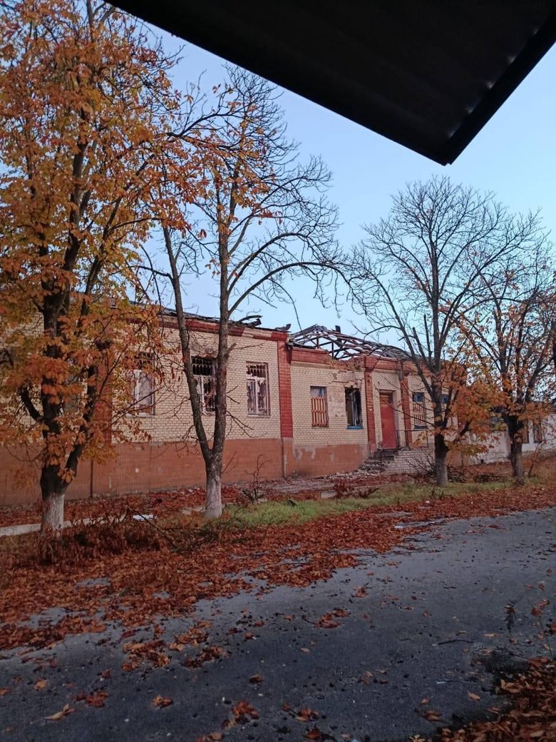 Берислав после обстрела