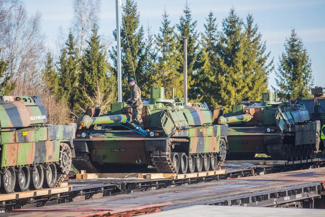 French armored vehicles for NATO arrived in Estonia 05 French armored vehicles for NATO arrived in Estonia 05