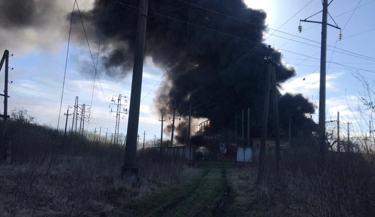 Russian occupiers fired missile at traction substation of Krasne railway station in Lviv region, - Kozytsky. VIDEO&PHOTOS