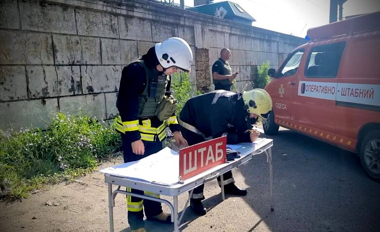 Наслідки ворожого удару по Одесі