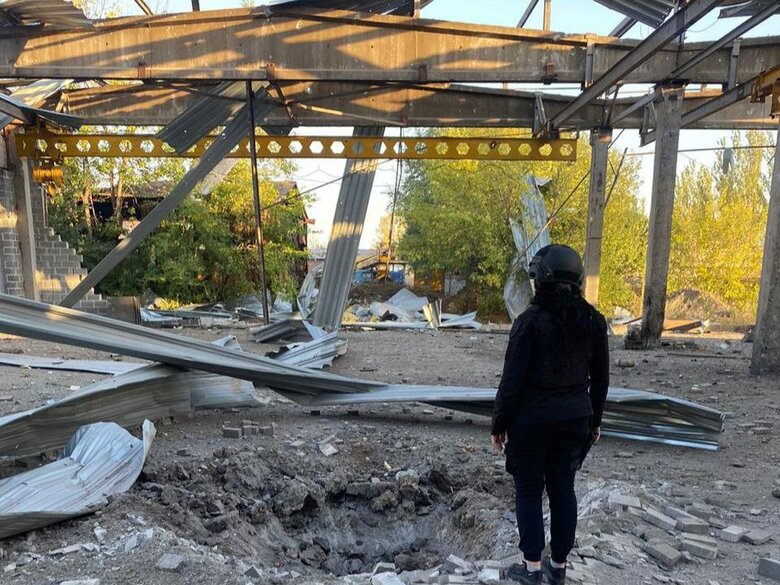 Наслідки обстрілів Донеччини 24 вересня