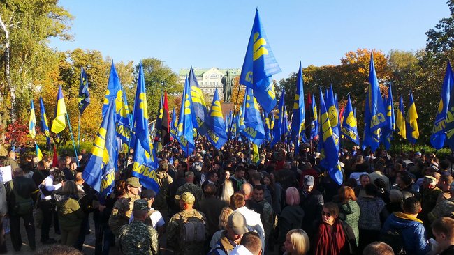 Марш УПА начался в центре Киева 12