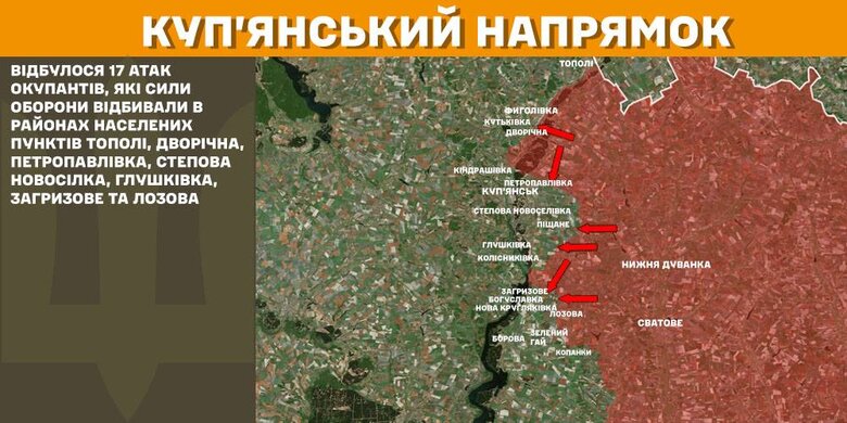Оперативна інформація щодо ситуації на фронті