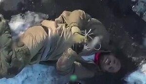 Black mercenary in Russian army was tied up and left exposed as bait for Ukrainian UAVs. VIDEO