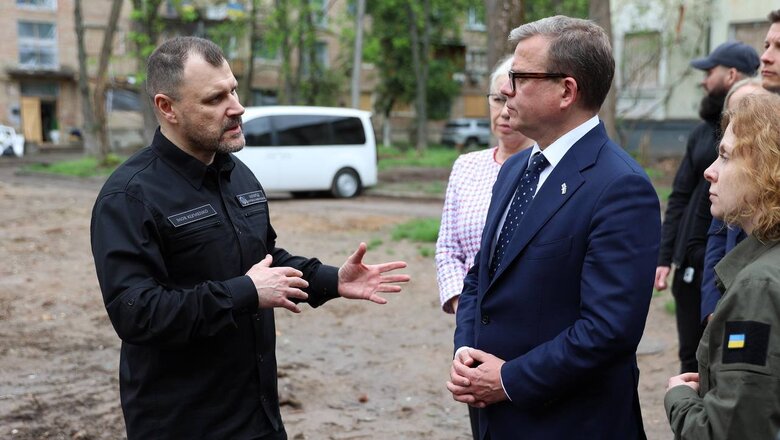Прем'єр Фінляндії Орпо відвідав місце удару РФ по Києву