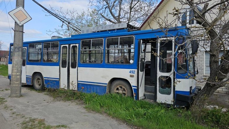 обстріл тролейбуса у Херсоні