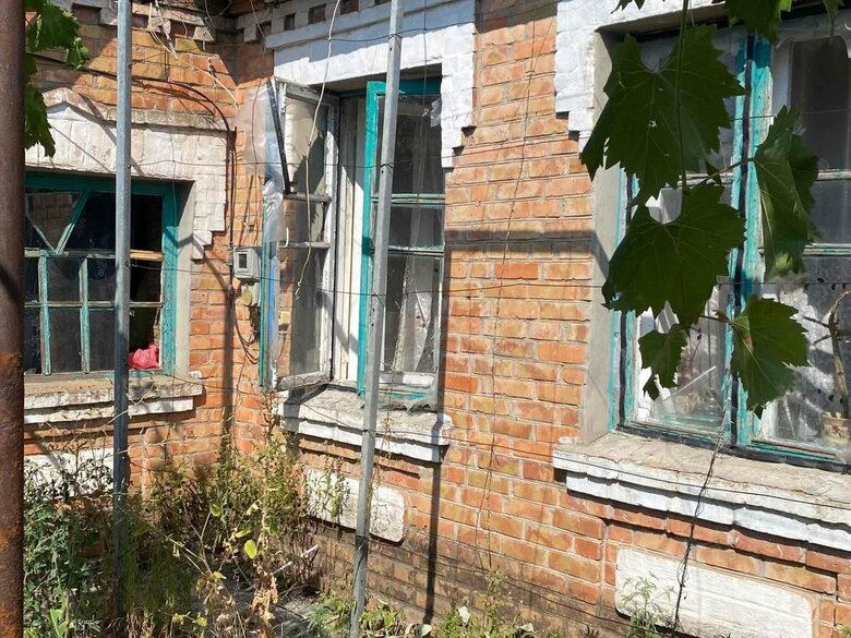 Shelling of the Nikopol district on 8 August