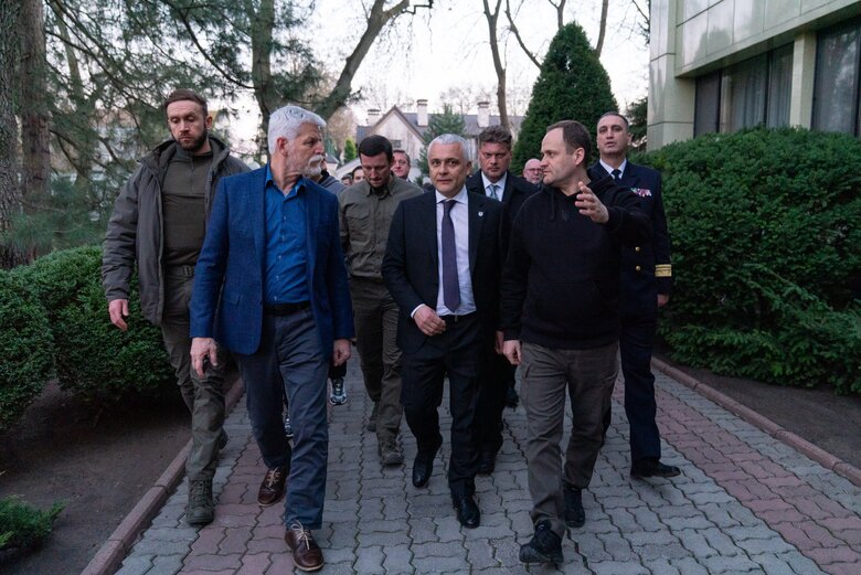 Czech President Petr Pavel arrives in Ukraine