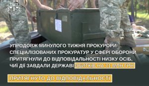 Збитки обороні на 71 мільйон: підозри по всій Україні