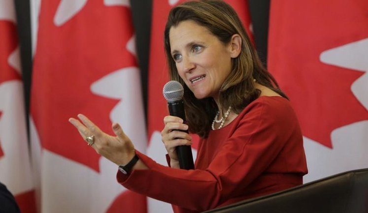 Freeland chairs Canada's Finance Ministry