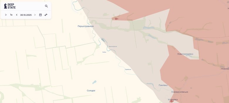 МАПА: ситуація на фронті від проєкту DeepState.