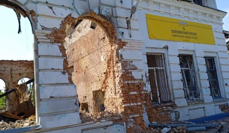 Popasnaya railway station after "denazification". PHOTO