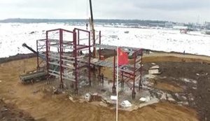 Російський "Оборонбуд" почав будівництво макета Рейхстагу під Москвою, для відпрацювання штурму будівлі. ВІДЕО безпілотника