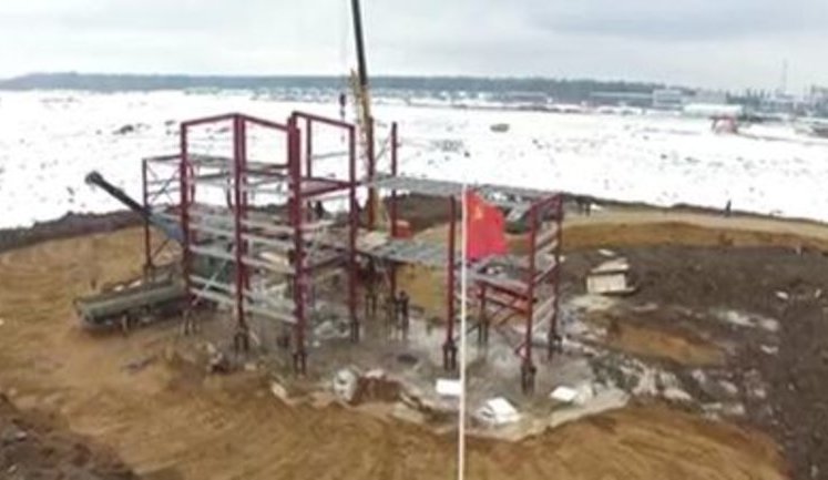 Російський "Оборонбуд" почав будівництво макета Рейхстагу під Москвою, для відпрацювання штурму будівлі. ВІДЕО безпілотника