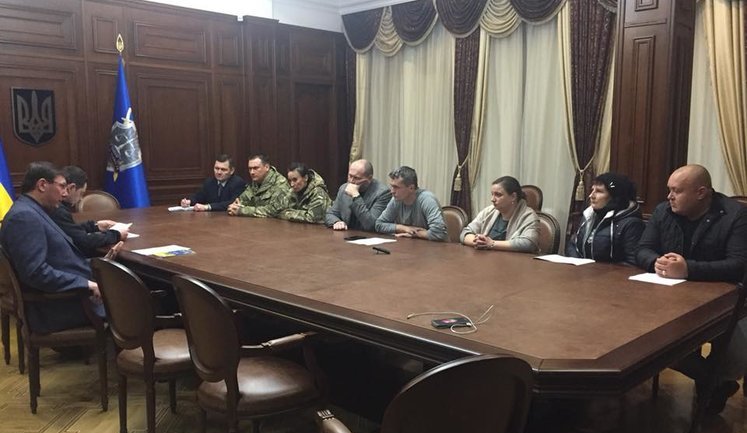 Prosecutor General Lutsenko meets with MPs, persons involved in Kolmohorov's trial, - PGO. PHOTOS