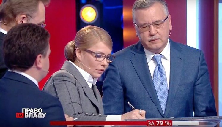 Tymoshenko, Hrytsenko, Sadovyi, Bondar, Shevchenko sign fair elections memorandum